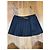 Miu Miu Mini saia plissada azul marinho Azul escuro - vista 2