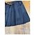 Miu Miu Mini saia plissada azul marinho Azul escuro - vista 7