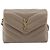 Autre Marque Saint Laurent Loulou Puffer Quilted Leather Small Beige