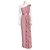 Vera Wang Regency Long einschultriges rosa Rüschenkleid Pink
