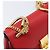 Chloé Chloe Drew Chain Schultertasche aus Leder Rot Goldfarben Auth bs37070A - Ansicht 18