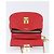 Chloé Chloe Drew Chain Schultertasche aus Leder Rot Goldfarben Auth bs37070A - Ansicht 19