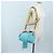 Borsa LOUIS VUITTON Speedy P9 Bandouliere 25 Turquoise Blue M11561 Auth BA15809SM Turchese Monogramma - vista 36