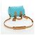 Borsa LOUIS VUITTON Speedy P9 Bandouliere 25 Turquoise Blue M11561 Auth BA15809SM Turchese Monogramma - vista 8