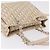 Borsa Tote a catena Christian Dior Trotter Canvas PVC Avorio Argento Auth 206261A Crudo - vista 15
