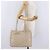 Borsa Tote a catena Christian Dior Trotter Canvas PVC Avorio Argento Auth 206261A Crudo - vista 32