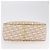 Borsa Tote a catena Christian Dior Trotter Canvas PVC Avorio Argento Auth 206261A Crudo - vista 8