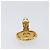 Boucles d'oreilles CHANEL Métal Doré Blanc CC Auth bs37086 - vue 4