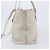 Bolso Tote Miu Miu Cuero 2way White Gold Auth 206037A Blanco Dorado - vista 3