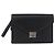 Borsa a pochette BURBERRY in pelle nera e argento Auth 203385 Nero - vista 13