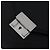 Borsa a pochette BURBERRY in pelle nera e argento Auth 203385 Nero - vista 17