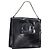 CHANEL COCO Mark Chain Handtasche aus Lackleder Schwarz Silber CC Auth bs37188