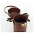 Borsa a mano Miu Miu in pelle 2way marrone tono oro Auth bs37103M - vista 25