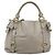 Miu Miu Tote Bag Vitellolux Gray Gold Auth 206009V Braun Golden - Ansicht 13