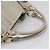 Miu Miu Tote Bag Vitellolux Gray Gold Auth 206009V Braun Golden - Ansicht 7