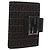 Funda de agenda FENDI Zucchino Canvas Navy Silver Auth bs37215 Plata Azul marino
