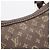 LOUIS VUITTON Monogram Mini Lin Buzasu Anjoul Bag 2way Ebene M95617 Auth ep16190 Marrone Damier ebene - vista 9