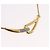 GIVENCHY Halskette Metal Gold Tone Auth ka6381 - Ansicht 3