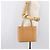 Borsa a mano BURBERRY in pelle Beige Gold Auth 206131A D'oro - vista 28