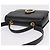 Céline Bolsa de mão CELINE em couro 2way Preta Tom Dourado Auth mr2993 Preto - vista 14
