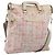 Bolsa de mão CHANEL Canvas 2way Rosa Prata CC Auth bs37241