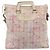 Bolsa de mão CHANEL Canvas 2way Rosa Prata CC Auth bs37241 - vista 2