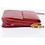 LOUIS VUITTON Monogram Vernis Motto Accessory Pouch Red M91137 LV Auth bs37359 Rosso - vista 5