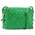 BOTTEGA VENETA INTRECCIATO Mini Barakito Shoulder Bag Leather Green Auth mr3028V Verde