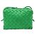 BOTTEGA VENETA INTRECCIATO Mini Barakito Shoulder Bag Leather Green Auth mr3028V Verde - vista 2
