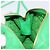BOTTEGA VENETA INTRECCIATO Mini Barakito Shoulder Bag Leather Green Auth mr3028V Verde - vista 23