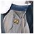 Borsa a tracolla CHANEL Boy Chanel Matelassé con catena in tela blu navy e argento Auth 206385A - vista 27