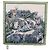 Pañuelo GUCCI Yuko Higuchi GG de seda Verde Blanco 863477 Auth 204930M