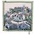Pañuelo GUCCI Yuko Higuchi GG de seda Verde Blanco 863477 Auth 204930M - vista 11
