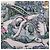 Pañuelo GUCCI Yuko Higuchi GG de seda Verde Blanco 863477 Auth 204930M - vista 16