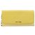 Miu Miu Portafoglio a Catena Borsa a Tracolla Pelle Yellow Gold Auth 204839A D'oro Giallo - vista 13