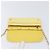 Miu Miu Portafoglio a Catena Borsa a Tracolla Pelle Yellow Gold Auth 204839A D'oro Giallo - vista 20