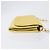 Miu Miu Portafoglio a Catena Borsa a Tracolla Pelle Yellow Gold Auth 204839A D'oro Giallo - vista 3