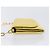 Miu Miu Portafoglio a Catena Borsa a Tracolla Pelle Yellow Gold Auth 204839A D'oro Giallo - vista 4