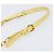 Miu Miu Portafoglio a Catena Borsa a Tracolla Pelle Yellow Gold Auth 204839A D'oro Giallo - vista 9