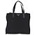 PRADA Tote Bag Nylon Black Silver Auth 201245A Silvery - view 13