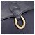 Borsa a tracolla Christian Dior Trotter Canvas PVC Navy Gold Auth ep16126 D'oro Blu navy - vista 17