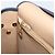 Borsa a tracolla Christian Dior Trotter Canvas PVC Navy Gold Auth ep16126 D'oro Blu navy - vista 21
