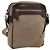 PRADA Shoulder Bag Canvas Brown Silver Auth mr2938 Silvery