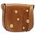 Edge Céline Bolso de hombro CELINE de cuero marrón dorado Auth ep15959 Castaño