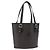 Céline Sac cabas CELINE Macadam Canvas PVC Cuir Noir Or Auth 206040V Doré