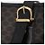 Céline Sac cabas CELINE Macadam Canvas PVC Cuir Noir Or Auth 206040V Doré - vue 20