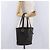 Céline Sac cabas CELINE Macadam Canvas PVC Cuir Noir Or Auth 206040V Doré - vue 29