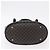 Céline Sac cabas CELINE Macadam Canvas PVC Cuir Noir Or Auth 206040V Doré - vue 7
