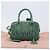 Sac à main Miu Miu Matelassé Arkady en cuir 2 voies Vert Or Auth 204302SAM Doré - vue 12