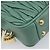 Sac à main Miu Miu Matelassé Arkady en cuir 2 voies Vert Or Auth 204302SAM Doré - vue 19